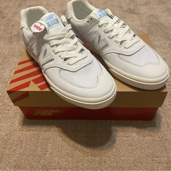 New in Box {New Balance} Numeric 574 Vulc Shoes ~ Size Women's 11/ Men's 9.5 - Picture 1 of 15